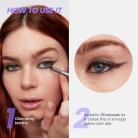 Wonderskin Eyeliner Pencil, 1440 Longwear Deep Black Eyeliner Pencil - Waterproof, Sharpenable & Smudge Proof - Image 5