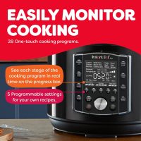 Instant Pot Pro 10-in-1 Pressure Cooker, Slow Cooker, Rice/Grain Cooker, Steamer, Sauté, Sous Vide, Yogurt Maker, Sterilizer, and Warmer, Includes App With Over 800 Recipes, Black, 6 Quart - Image 3