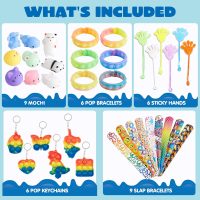 JOYIN 60 Pcs Party Favors for Kids, Popular Fidget Toys Pack, Goodie Bags Fillers for Kids Birthday Party, Prizes in Bulk for School, Pinata Stuffers, Classroom Prizes, Treasure Box Toys - Image 2