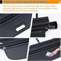 Cargo Cover Compatible with 2016-2022 Honda HRV HR-V Accessories Retractable Trunk Cover Shielding Shade Cargo Luggage Tonneau Cover - Image 6