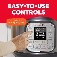 Instant Pot Duo 7-in-1 Mini Electric Pressure Cooker, Slow Rice Cooker, Steamer, Sauté, Yogurt Maker, Warmer & Sterilizer, Includes Free App with over 1900 Recipes, Stainless Steel, 3 Quart - Image 6