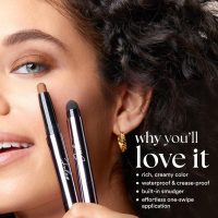 Julep Eyeshadow 101 Cream-to-Powder Waterproof Shadow Stick – Champagne Shimmer – Long-Lasting, Crease-Proof, Medium Golden-Beige Shimmer Cream Eyeshadow with Built-in Smudger - Image 4