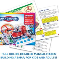 Snap Circuits Jr. SC-100 Electronics Exploration Kit, Over 100 Projects, Full Color Project Manual, 28 Parts, STEM Educational Toy for Kids 8 + - Image 5