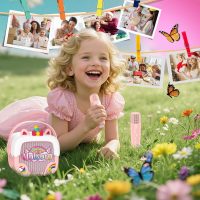 Mini Karaoke Machine for Kids Girls: Unicorn Portable Bluetooth Speakers with 2 Wireless Mic Birthday Gifts for 5 6 7 8 9 10 11 Years Teens Toys for Girls Age 4-6 7 8 9 Years Old Girl Gifts Pink - Image 5
