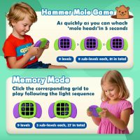 Marlrin 3 in 1 Electronic Handheld Game for Kids,Travel Toy,Car Games for Kids,Electronic Board Games,Educational Toy,Birthday for 3+ Year Old Boys and Girls(1PCS Random Color) - Image 6