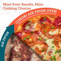 COSORI Smart 12-in-1 Air Fryer Toaster Oven Combo, Airfryer Convection Oven Countertop, Bake, Roast, Reheat, Broiler, Dehydrate, 75 Recipes & 3 Accessories, 26QT, Silver-Stainless Steel - Image 3
