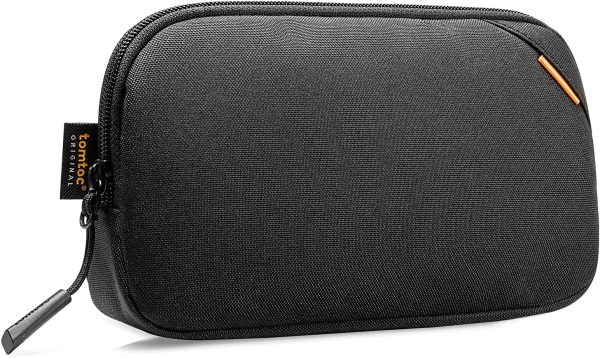 tomtoc Recycled Portable Storage Pouch Bag Case Accessories Organizer Compatible with MacBook Laptop Charger, Mouse, Cables and Hard Drive, Also for Smart Phone Accessories and Personal Items