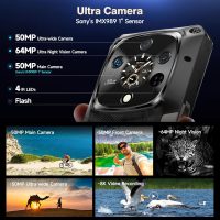 Ulefone Armor 28 Ultra 5G AI Rugged Phone, 32GB+1TB/2TB Expansion, Dimensity 9300+ 12-Core, 6.67" AMLOD Dual Screen, 64MP+50MP+50MP, 120W Charging, 50W Wireless Charging, 8K Video, Widevine L1 - Image 6