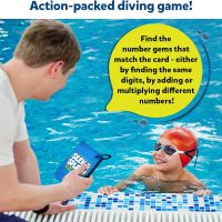 Skillmatics Pool Toys - Seek & Splash, Search & Find Water Game, Swimming Pool Number Dive Toy for Kids, Summer Fun & Gifts for Boys & Girls Ages 6, 7, 8, 9, 10, 11 & Up, Includes 50 Colorful Gems - Image 4