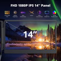 Laptop Screen Extender, FHD 1080P IPS 14" Laptop Monitor Extender, Plug and Play HDMI/Type-C - Compatible with Windows, Mac, Android, Chrome, Xbox, Switch, PS5, Work with 13”-17” Laptops - Image 3