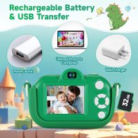 Kids Camera Boys Toys for 3 4 5 6 7 8 9 Years Old Boys, 48MP Dual Lens Kids Digital Camera Christmas Birthday Gifts, 1080P HD Video Selfie Toddler Camera with 32G SD Card - Image 7