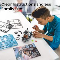Sillbird 12-in-1 Solar Robot Building Kit STEM Gift for Boys Aged 8-13, DIY Science Educational Robotic Toys for Kids Teens Birthday, Powered by The Sun with 190 Pieces - Image 7