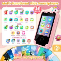 Kids Phone for Girl Toys, Kids Camera Toy Smart Phone Birthday Gifts Toddler Ages 2, 3, 5, 7, 8, 10 Year Old, Educational Learning Toys with 2.8" Touchscreen, Music Player, Video Player, Game (Pink) - Image 2