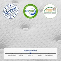 Queen Mattress,10 Inch Hybrid Mattress in a Box with Gel Memory Foam Mattress,Individually Wrapped Pocket Coils Innerspring Mattress,Pressure Relief,Back Pain Relief,CertiPUR-US. - Image 3