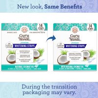 GuruNanda Teeth Whitening Strips - 7-Day Treatment with Non-Slip, Dry Strip Technology - Whitening Designed with Care for a Brighter Smile - Image 2