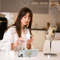 Magnetic Phone Ring Holder for MagSafe, Magnetic Phone Grip for iPhone, Compatible with iPhone MagSafe Wireless Charging. (Glitter Gold) - Image 4