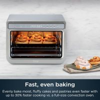 Ninja Air Fryer & Toaster Oven | Prestige Smart XL Countertop Oven | Bakes up to 20 Cookies, Fits up to a 12lb Turkey | Pizza, Toast, Bake, Air Fry & Reheat | 1800 Watts | Stainless Steel | DT501​ - Image 7