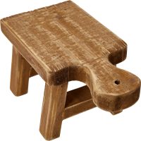 Creative Co-Op Small Wood Pedestal with Handle - Image 6