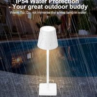 HASUN 2Pack Cordless Table Lamp, LED Rechargeable Desk Lamp, 5200mAh Battery Table Light, Aluminum Shell, 3 Color Stepless Dimming for Outdoor/Patio/Camping White - Image 3
