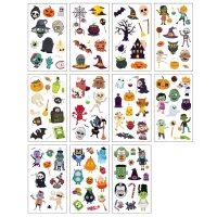Halloween Temporary Tattoos for Kids - 120 Pieces Halloween Trick or Treat Fake Tattoos Stickers for Boys and Girls,Halloween Party Favors for kids Assorted Goodies Tattoos Goody Bag Stuffers - Image 5