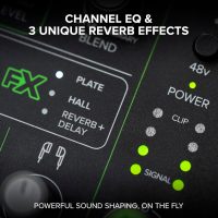 Mackie MobileMix 8-Channel USB-Powerable Mixer for Streaming and Recording with Smartphones and DSLR Cameras, Live Streaming with Instruments, Microphones, Bluetooth - Image 7