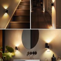 L LOHAS LED Night Light Plug in, Modern Night Lights Plug into Wall, Dusk to Dawn Sensor, Soft White 3000K, 0-100LM Adjustable Brightness, Dimmable Night Lights for Hallway Bedroom Stairway, 2 Pack - Image 5