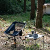 iClimb Ultralight Compact Camping Folding Beach Chair with Anti-Sinking Large Feet - Image 2
