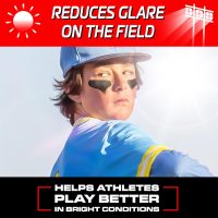 GoSports Anti Glare Eye Black Sports Stick for Football, Baseball, Softball & More - 2 Pack Under Eye Sports Paint Sticks - Image 2