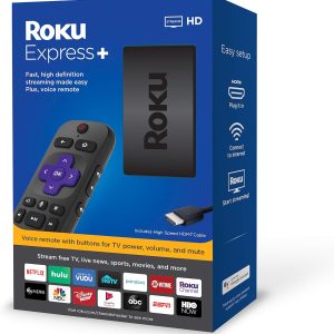 Roku Express+ HD Streaming Media Player with Voice Remote