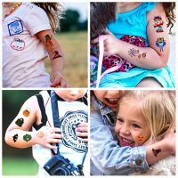 Halloween Temporary Tattoos for Kids - 120 Pieces Halloween Trick or Treat Fake Tattoos Stickers for Boys and Girls,Halloween Party Favors for kids Assorted Goodies Tattoos Goody Bag Stuffers - Image 4