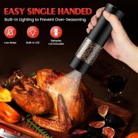 Electric Salt and Pepper Grinder Set Automatic Battery Pepper Mill Shakers Adjustable Coarseness Upgraded Larger Capacity with Led Home and Kitchen Appliances for New House Warming Gifts - Image 3