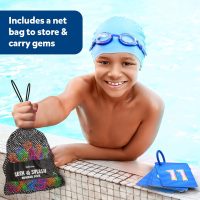 Skillmatics Pool Toys - Seek & Splash, Search & Find Water Game, Swimming Pool Number Dive Toy for Kids, Summer Fun & Gifts for Boys & Girls Ages 6, 7, 8, 9, 10, 11 & Up, Includes 50 Colorful Gems - Image 7