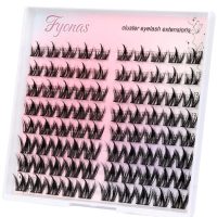 Lash Clusters Manga Eyelash Clusters Spiky Cluster Eyelash Extensions 80Pcs C Curl Individual Lashes Volume Anime Lash Clusters with Thin Band Cosplay Lashes DIY at Home (Cutey) - Image 6