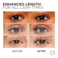 L'Oreal Paris Makeup Telescopic Original Lengthening Mascara, Blackest Black, 0.27 Fl Oz (1 Count) - Image 3