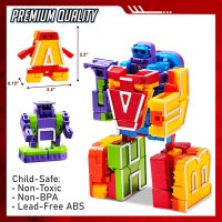 JOYIN Alphabet Robots Toys for Kids, ABC Learning Toys, Alphabots, Letters, Toddlers Education Toy, Carnival Prizes, Christmas, Treasure Box and Prize for Classroom - Image 6