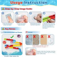 Bath Toys for Kids Ages 3-5 4-8 Toddler Bath Toys 38 PCS Bathtub Shower Toys DIY Water Marble Run Slippery Slide Birthday Gift for 2 3 4 5 6 7 8 Year Old Boys Girls - Image 3
