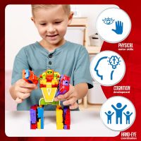 JOYIN Alphabet Robots Toys for Kids, ABC Learning Toys, Alphabots, Letters, Toddlers Education Toy, Carnival Prizes, Christmas, Treasure Box and Prize for Classroom - Image 5
