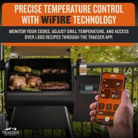 Traeger Grills Pro 575 Wood Pellet Grill & Smoker with Wifi, App-Enabled, Bronze - Image 5