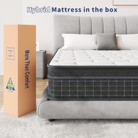 Queen Mattress, 12 Inch Queen Size Mattresses in a Box, Individually Wrapped Pocket Coils for Isolate Motion,Pressure Relief, CertiPUR-US Certified, Support Comfort & Medium Firm - Image 6