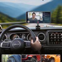 Dash Magnetic Phone Holder for Jeep Gladiator 2020-2023 & Wrangler JL/JLU 2018-2023 - Super Strong Magnet Mount, Universal Fit for All Smartphones, One-Handed Pick & Place, 360° Adjustable - Image 2