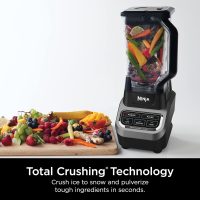 Ninja Professional Blender 1000W, Total Crushing Technology- Smoothies, Ice Crushing & Frozen Fruit, Full-Size Countertop Blender, 72-oz. Pitcher, Black & Grey, BL610 - Image 3