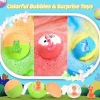 Bath Bombs for Kids with Toys Inside, 30 Pack Kids Bath Bombs Gift Set with 30 Sea & Land & Sky Animal Surprise Toy, Natural Organic Bubble Bath Toys for Kid, Birthday Gifts for Girls Boys - Image 4