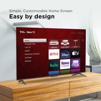 TCL 43" Class 4-Series 4K UHD HDR Smart Roku TV – 43S455, Black - Image 6
