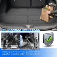 Cartist Floor Mats & Cargo Liner Custom Fit for Honda HR-V 2023 2024 2025 2026 /HR-V Hybrid 2023 2024 2025 2026 Accessories All Weather Cargo Liners Carpet Protection TPE Odorless - Image 6