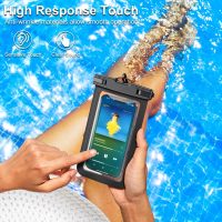 Up to 8.3" 5 Pack Multicolor Universal Waterproof Phone Pouch, Phone Waterproof Case Dry Bag,Protection Level: IP68,Outdoor Sports for Apple iPhone,Samsung,and More,Black,Blue,Pink,Orange,Green - Image 9