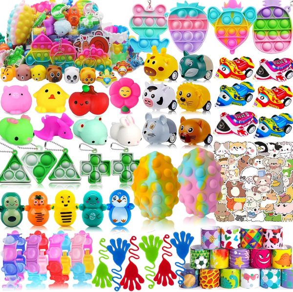 134 Pack Party Favors for Kids 3-5 4-8-12, Treasure Box Toys for Classroom Prizes, Pinata Filler, Goodie Bag Stuffers, Treasure Chest Carnival Prizes Bulk Toys