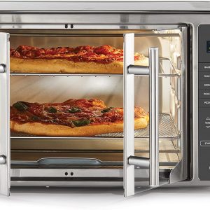 Oster Air Fryer Oven 10-in-1 Countertop Toaster Oven with XL Capacity & French Doors, Stainless Steel
