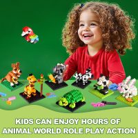 FUN LITTLE TOYS Party Favor for Kids, Mini Animals Building Blocks Sets Goodie Bags Stuffers for Kid, Small Toy Prizes, 12Pack Birthday Party Favor Easter Egg Fillers - Image 3