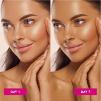 Jergens Natural Glow Self Tanner Face Moisturizer with SPF 20 Facial Sunscreen, Medium to Deep Skin Tone, Sunless Tanning, Oil Free, Broad Spectrum Protection UVA and UVB, 2 oz (Packaging May Vary) - Image 3