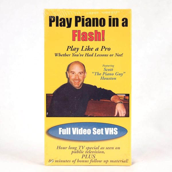 Play Piano in a Flash! Full Video Set VHS